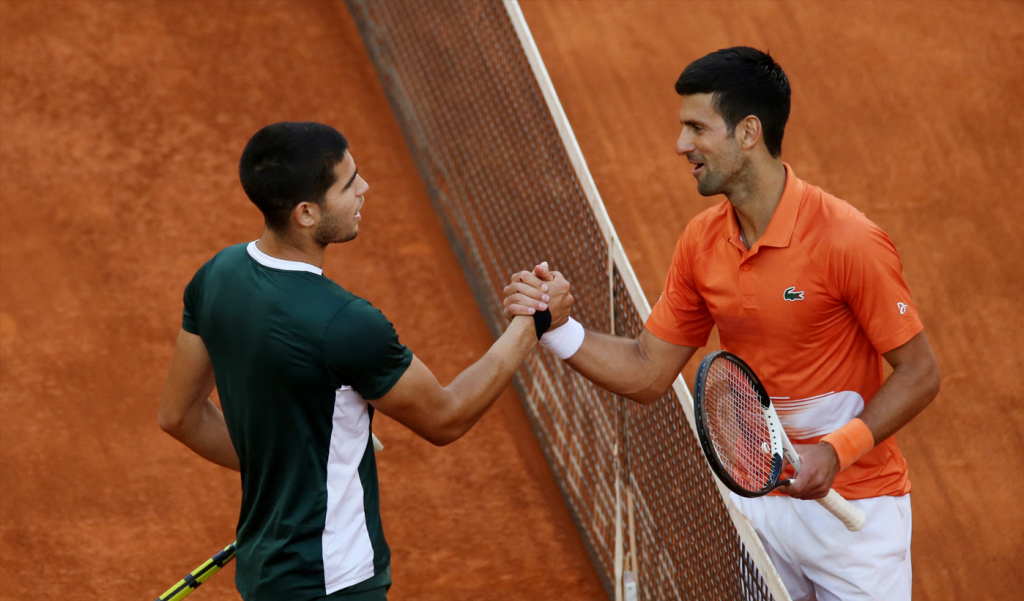 Alcaraz and Djokovic