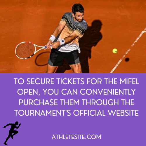 To secure tickets for the Mifel Open, you can conveniently purchase them through the tournament's official website